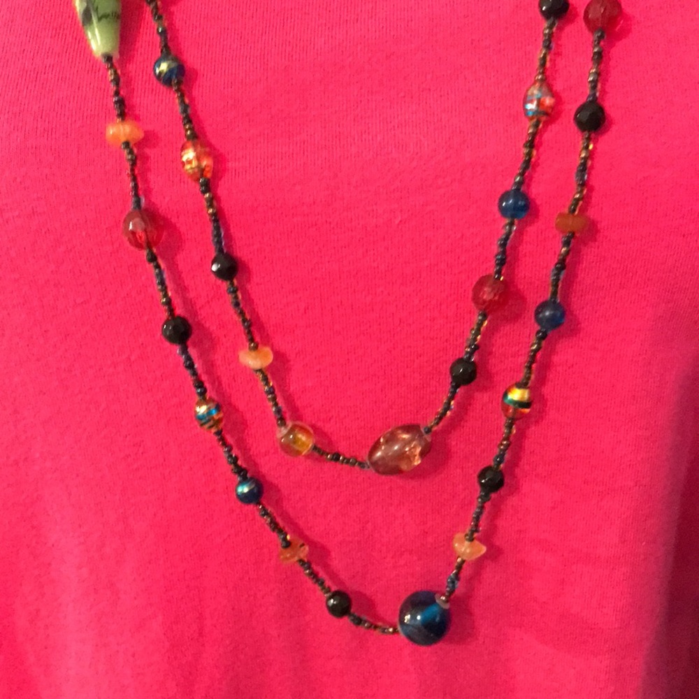 EsMor double strand beaded necklace - Picture 3 of 7